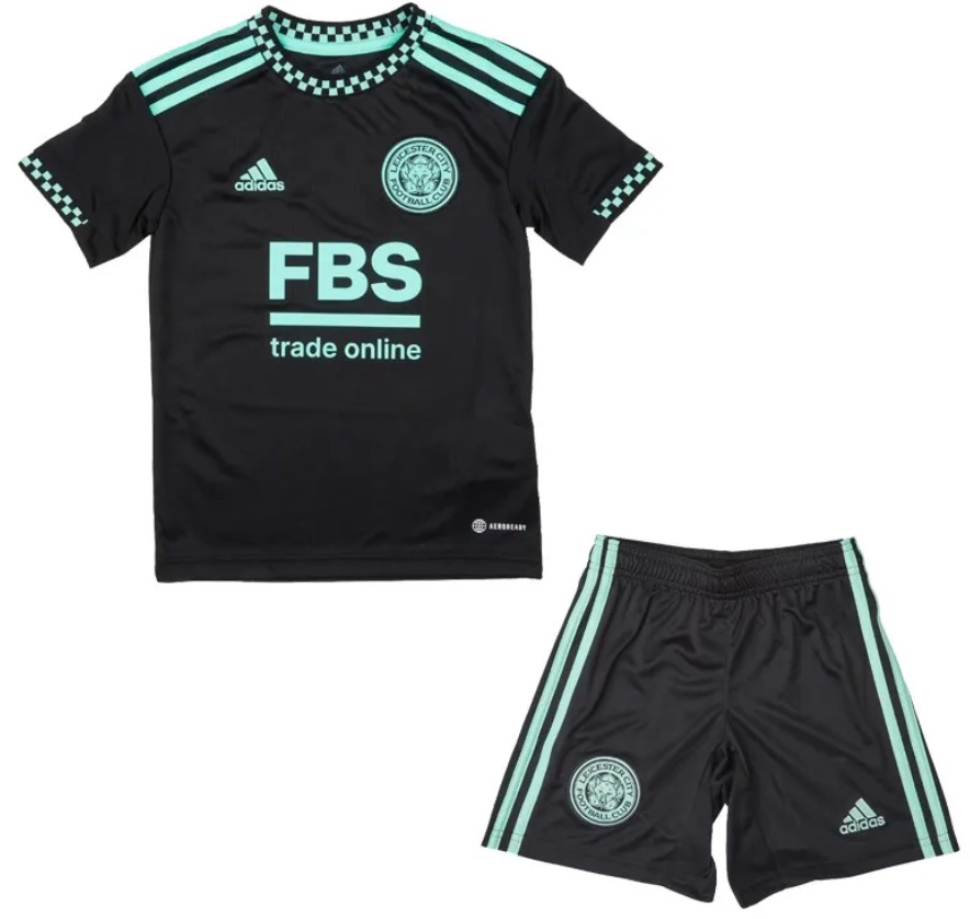 Kit infantil II Leicester City 2022 2023 Adidas oficial